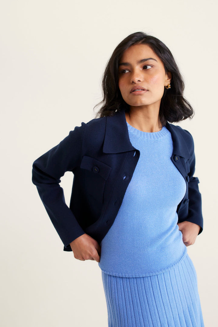 Alessandra | Carter Jacket | Navy