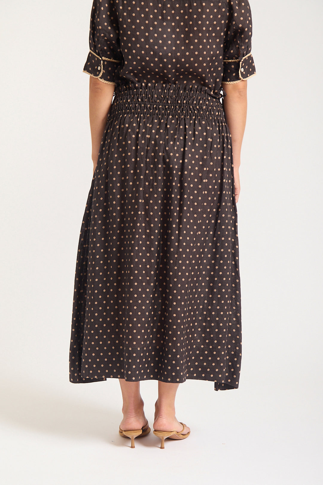 Alessandra | Sylvie Skirt | Choc / Beige