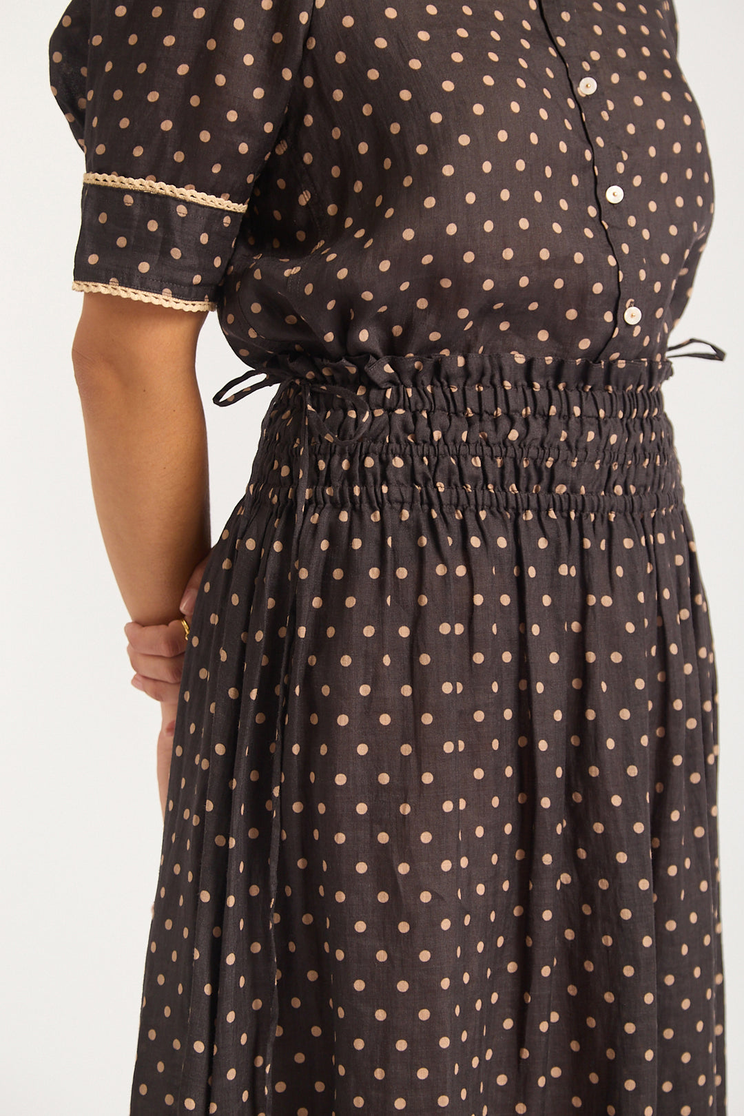 Alessandra | Sylvie Skirt | Choc / Beige