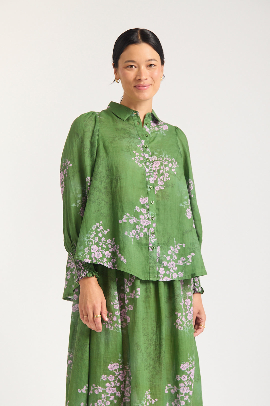 Alessandra | Willa Shirt | Maple Print - Dutch Hideout