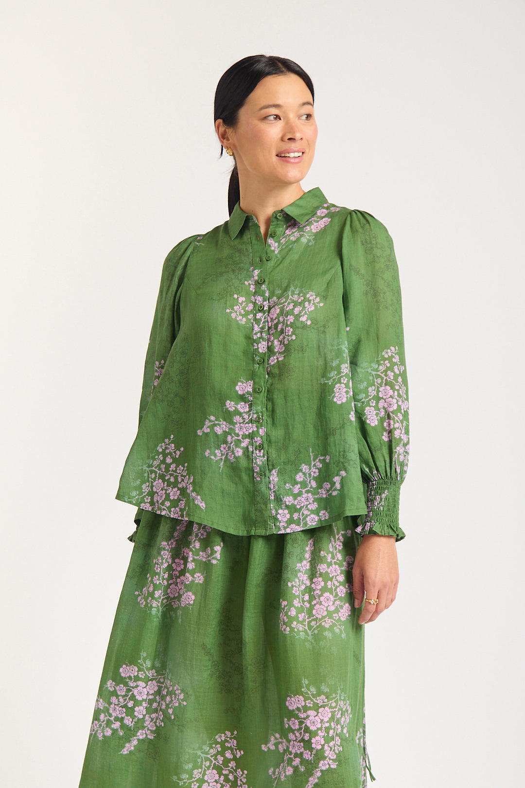 Alessandra | Willa Shirt | Maple Print - Dutch Hideout