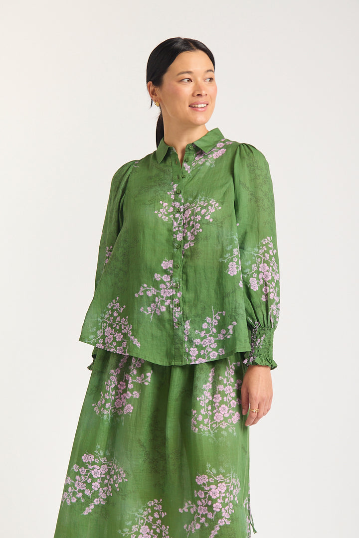 Alessandra | Willa Shirt | Maple Print - Dutch Hideout