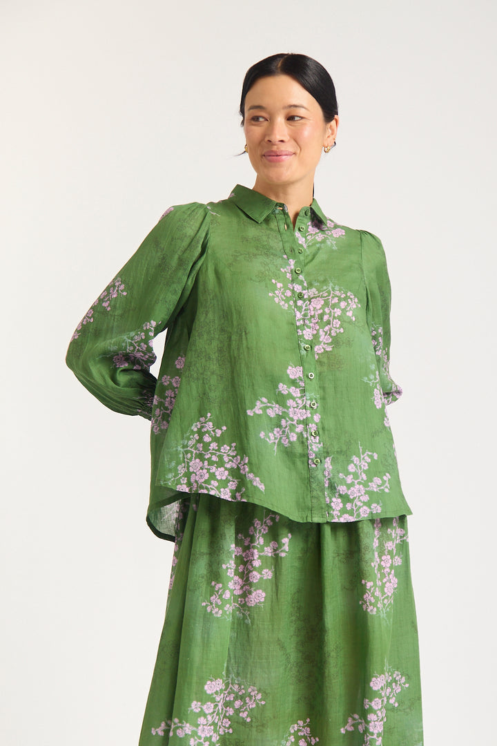 Alessandra | Willa Shirt | Maple Print - Dutch Hideout