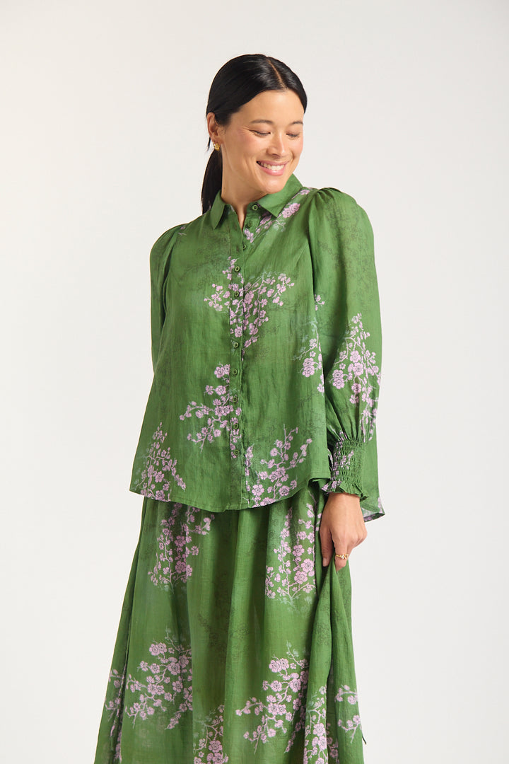 Alessandra | Willa Shirt | Maple Print - Dutch Hideout