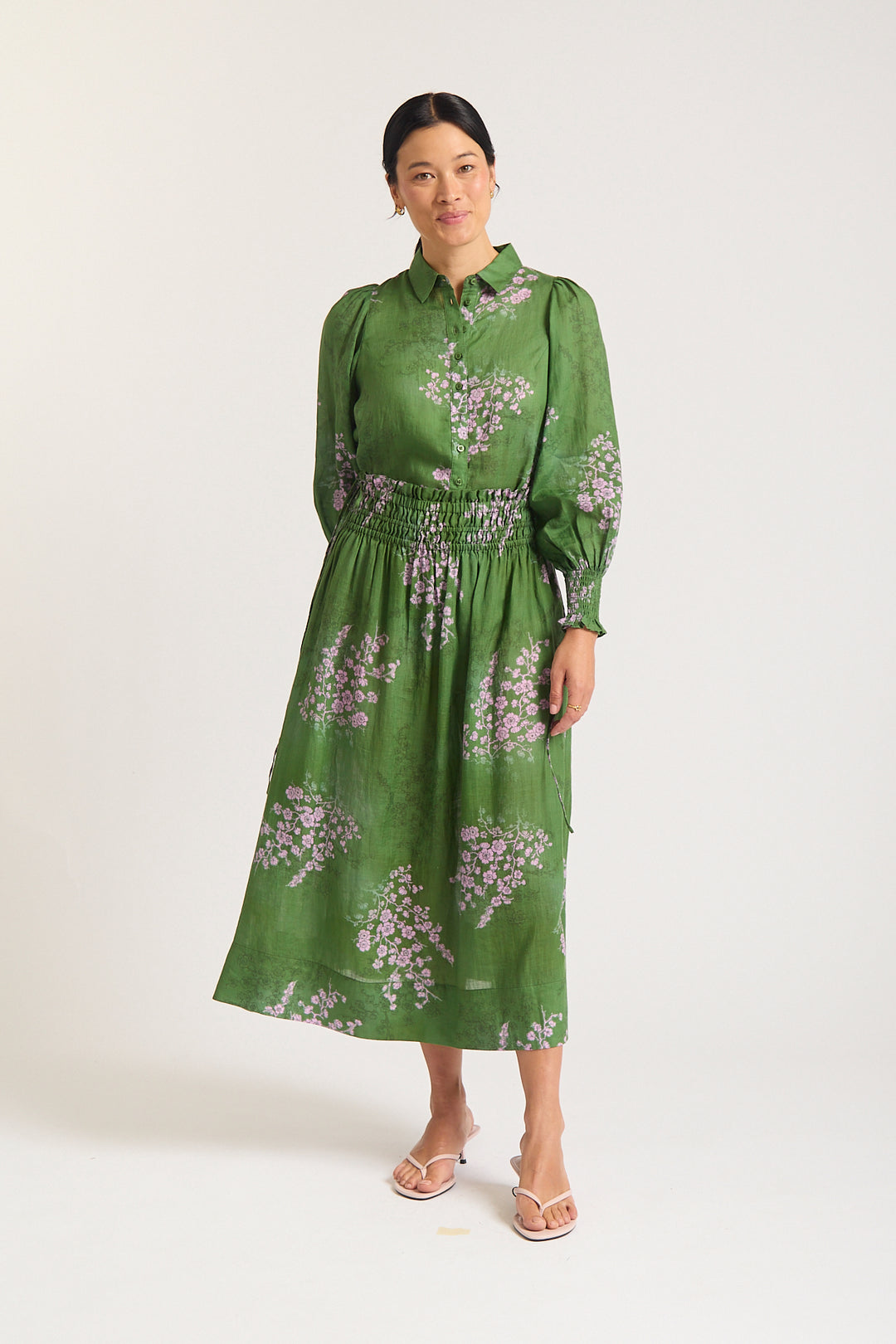 Alessandra | Willa Shirt | Maple Print - Dutch Hideout