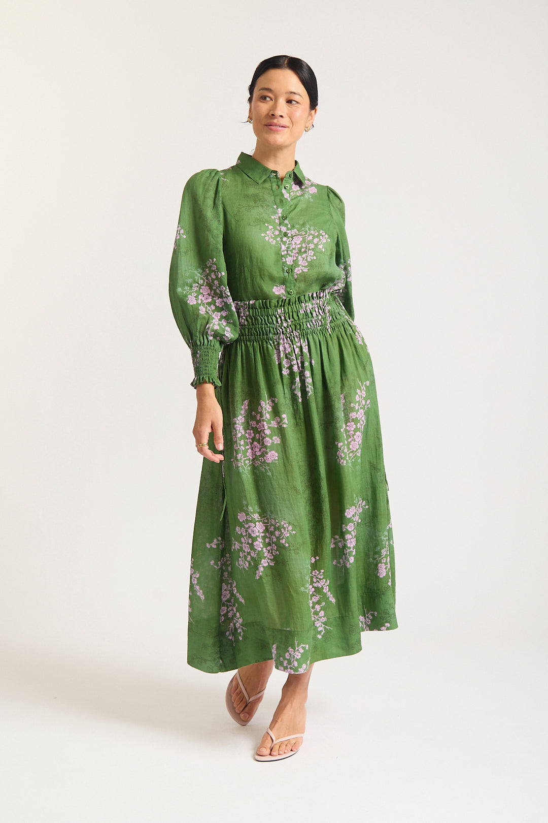 Alessandra | Willa Shirt | Maple Print - Dutch Hideout