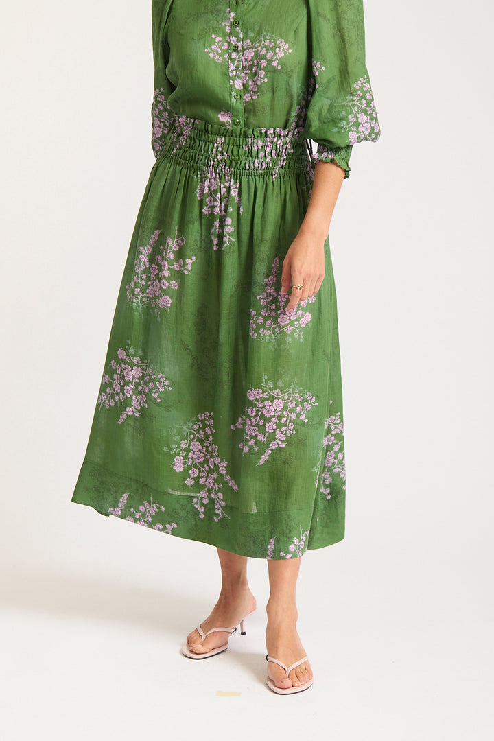 Alessandra | Sylvie Skirt | Maple Print - Dutch Hideout