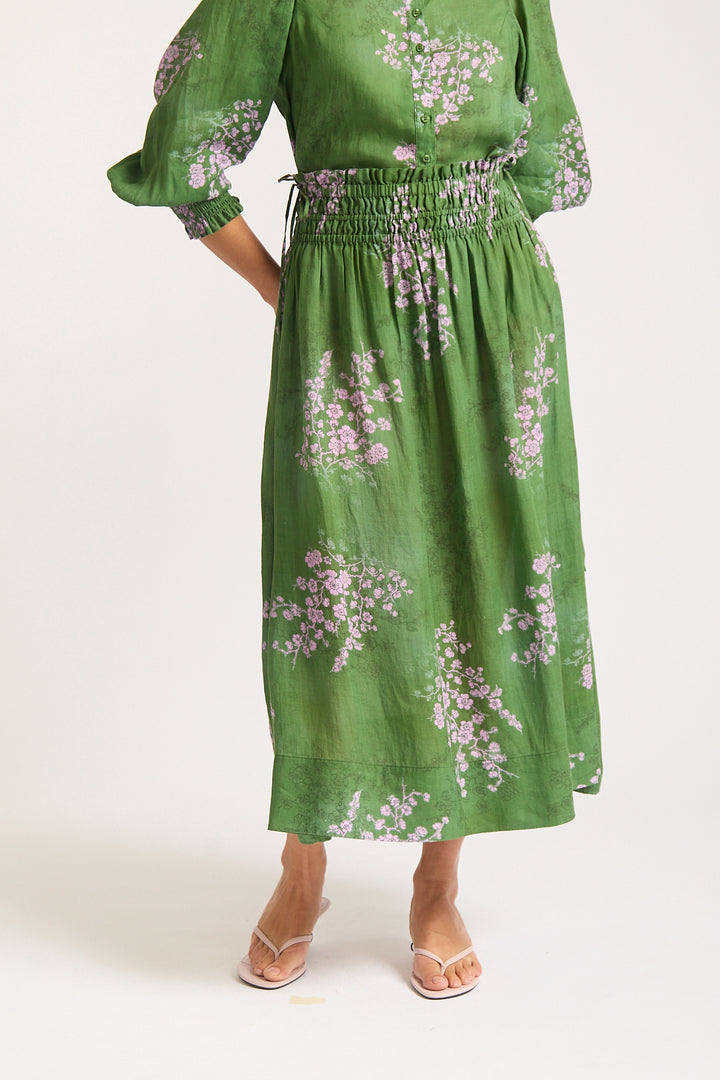 Alessandra | Sylvie Skirt | Maple Print - Dutch Hideout