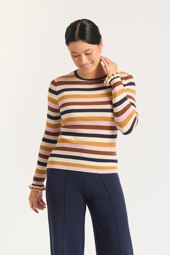 Alessandra | Marley Top | Nutmeg - Dutch Hideout