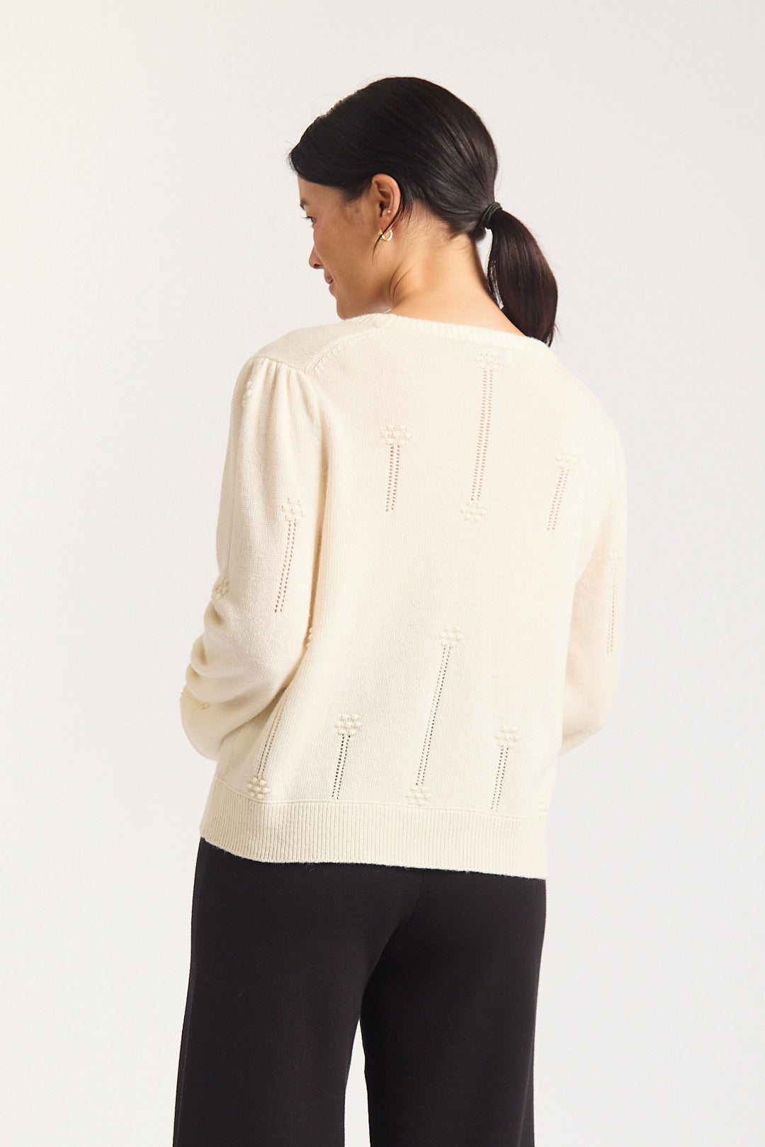 Alessandra | Clover Sweater | Ecru - Dutch Hideout