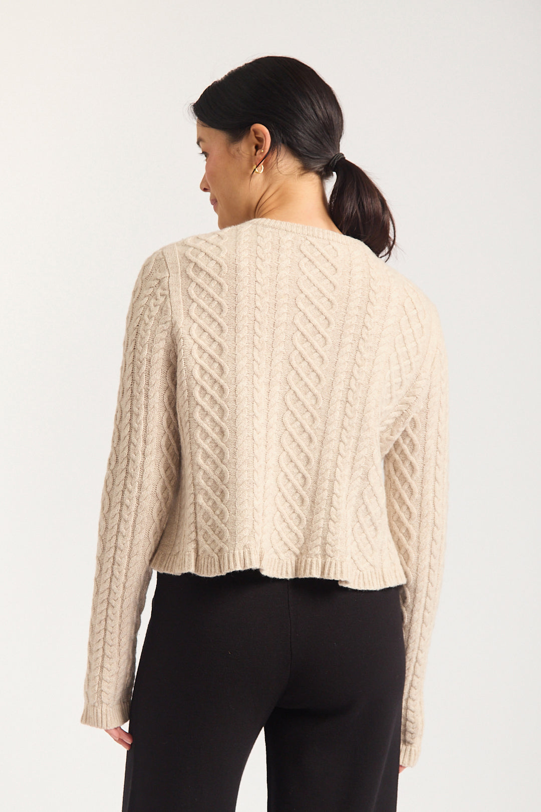 Alessandra | Peony Cardigan | Porridge - Dutch Hideout