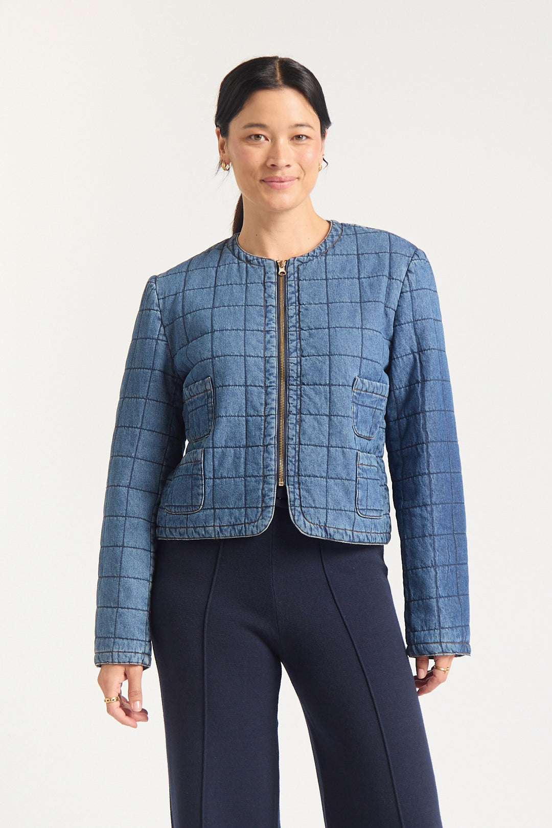 Alessandra | Agnes Jacket | Denim - Dutch Hideout