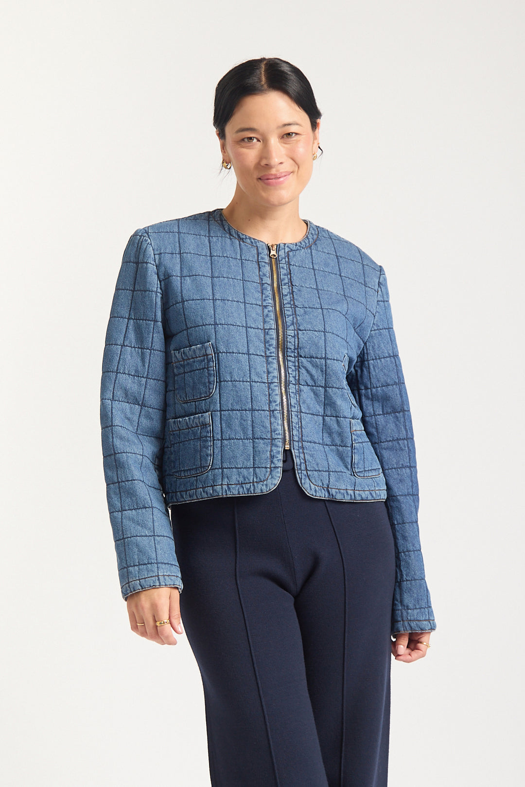 Alessandra | Agnes Jacket | Denim - Dutch Hideout