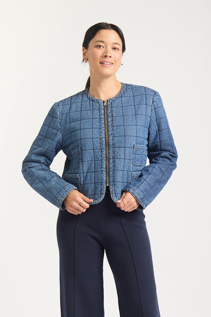Alessandra | Agnes Jacket | Denim - Dutch Hideout