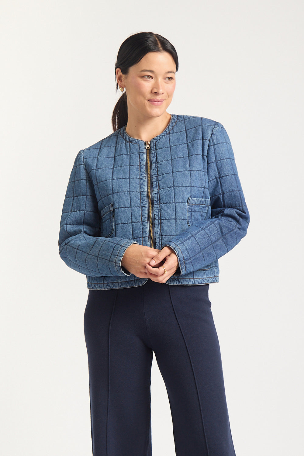 Alessandra | Agnes Jacket | Denim - Dutch Hideout
