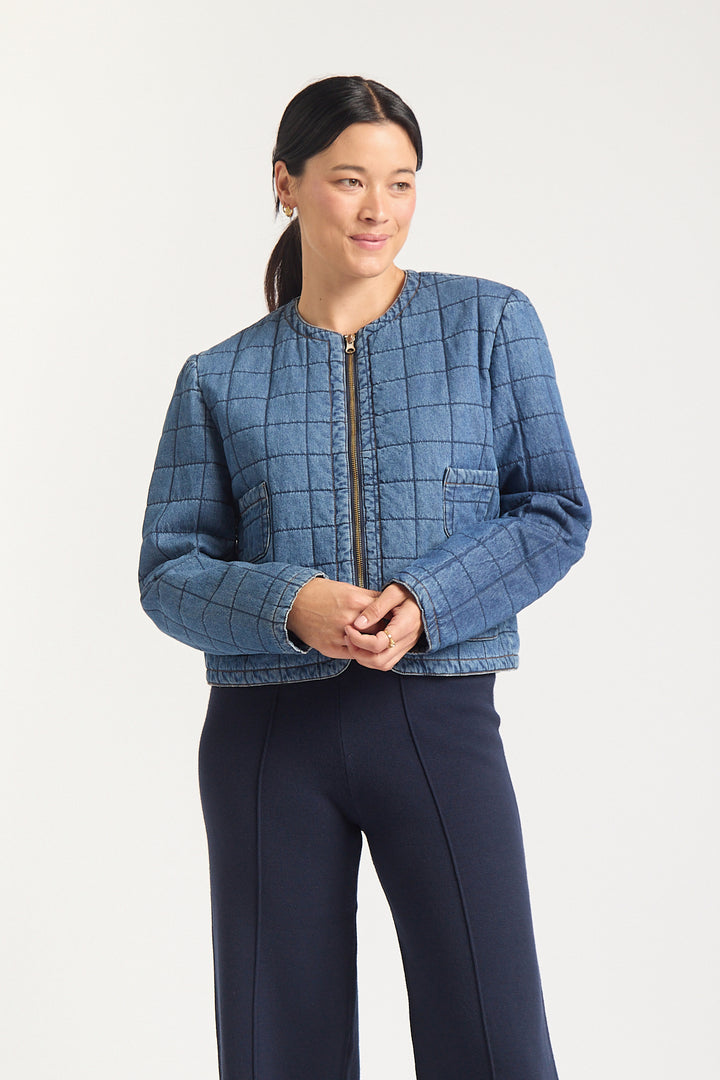 Alessandra | Agnes Jacket | Denim - Dutch Hideout