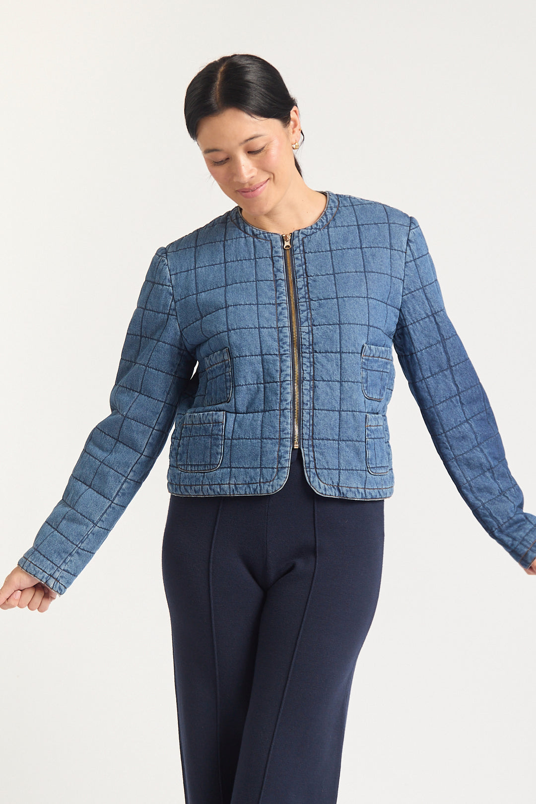 Alessandra | Agnes Jacket | Denim - Dutch Hideout