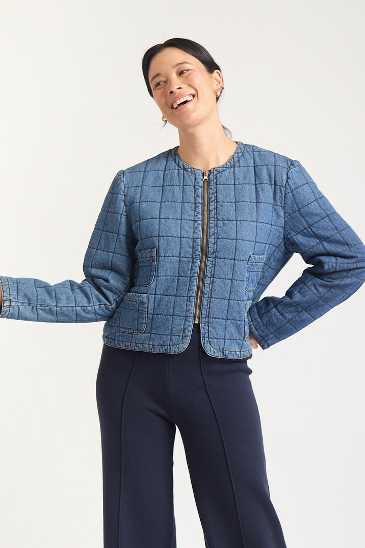 Alessandra | Agnes Jacket | Denim - Dutch Hideout