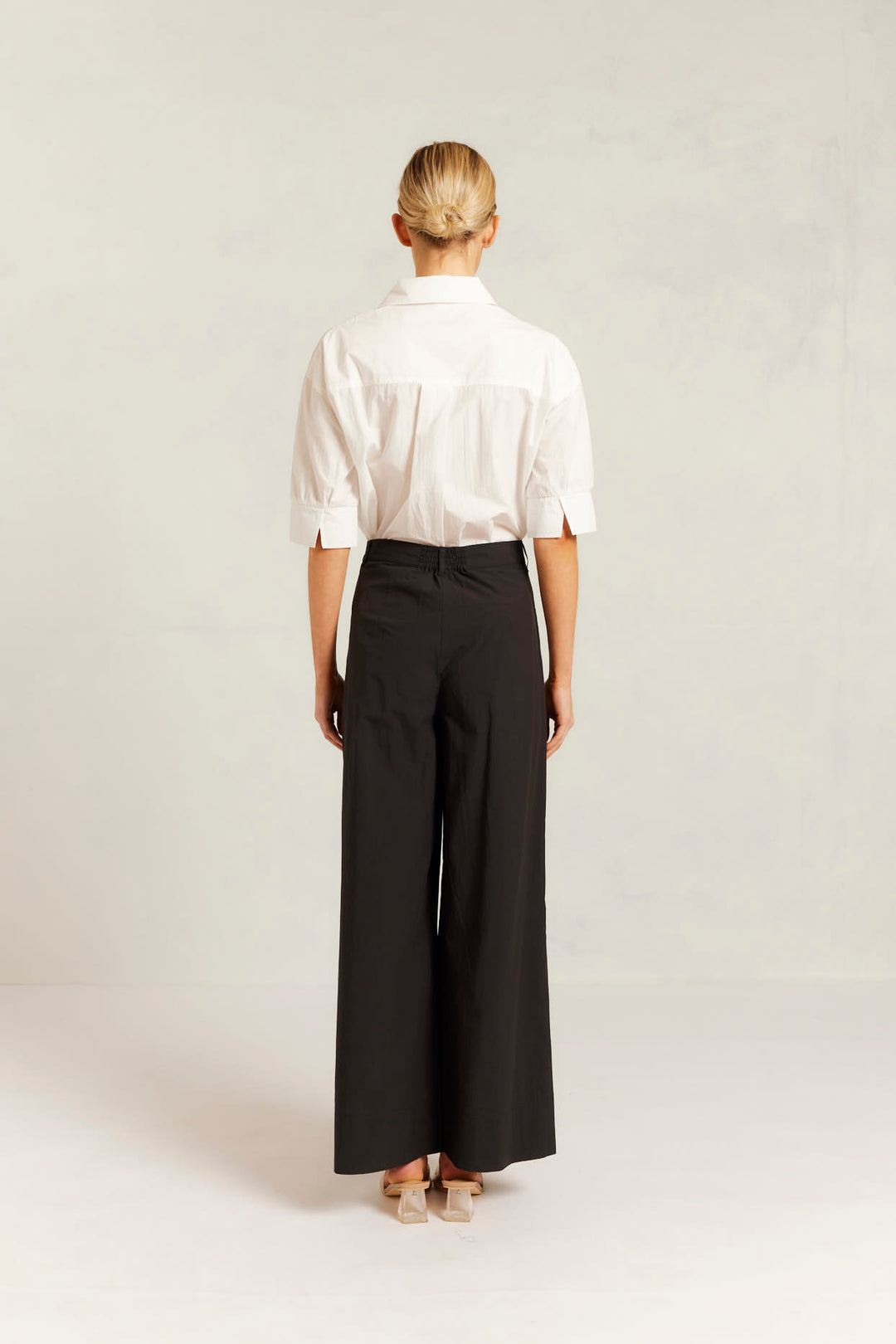 Alessandra | Rowena Pima Cotton Pant | Black