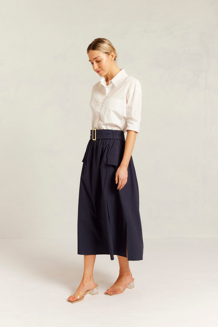 Alessandra | Valora Skirt | Navy