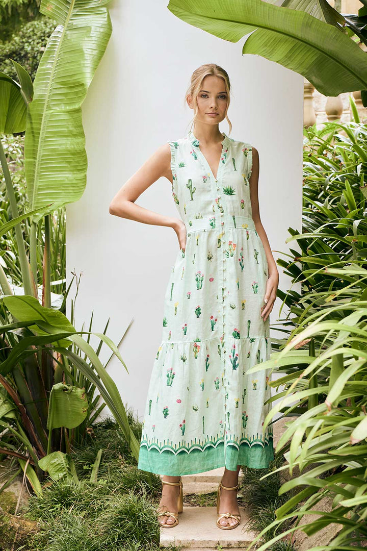 The Dreamer Label | Ayla Cactus Maxi Dress