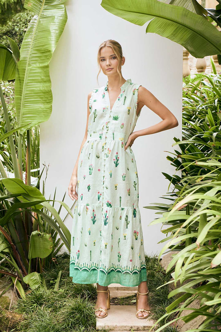 The Dreamer Label | Ayla Cactus Maxi Dress