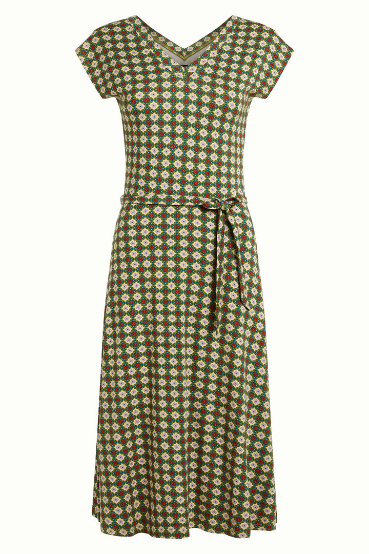 KING LOUIE I DOUBLE V DRESS I PONDEROSA GREEN