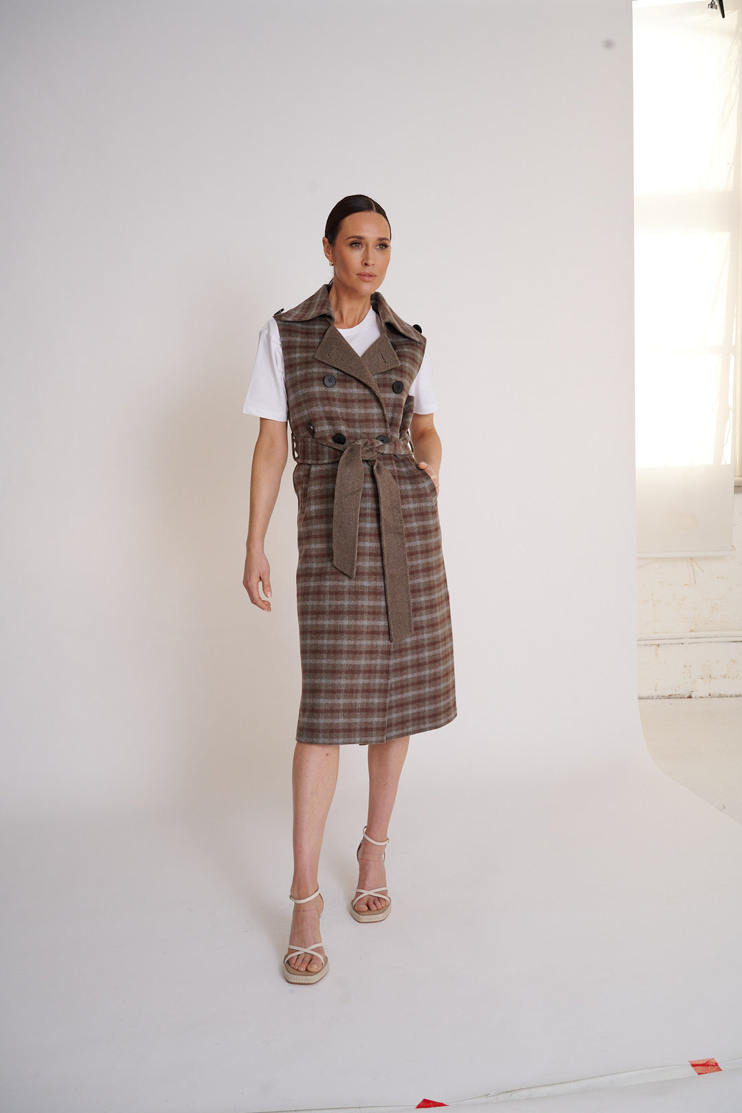 BIRDS OF A FEATHER | JOSIE COAT | FAWN PLAID