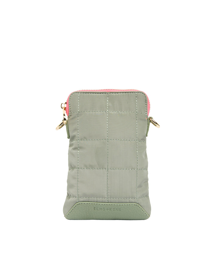 Elms + King | Baker Phone Bag | Sage