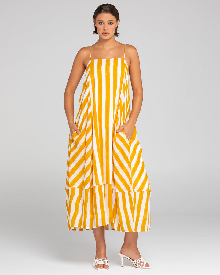 Boom Shankar | Sami Dress | Tropical Stripe