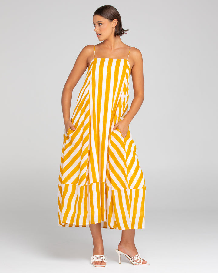 Boom Shankar | Sami Dress | Tropical Stripe