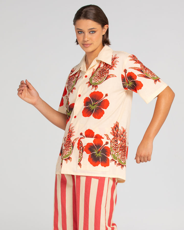 Boom Shankar | Tropicana Shirt | Hibiscus