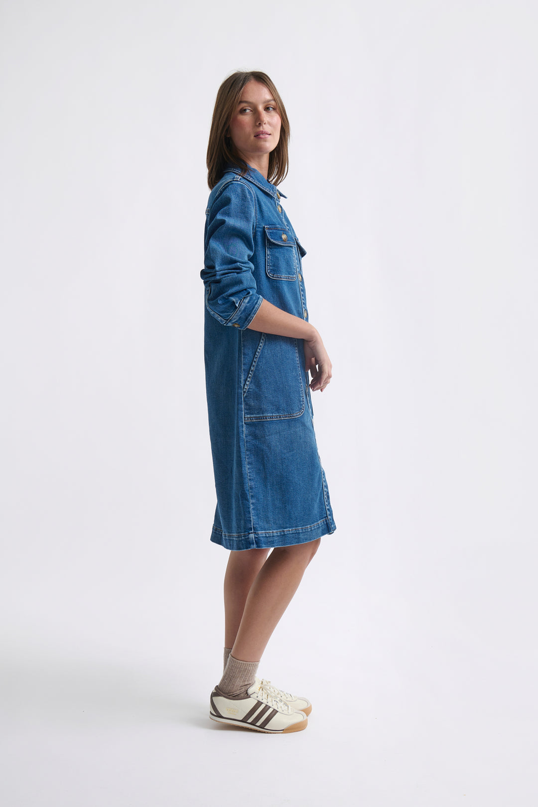 Kireina | Brandy Dress | Dakota Wash - Dutch Hideout