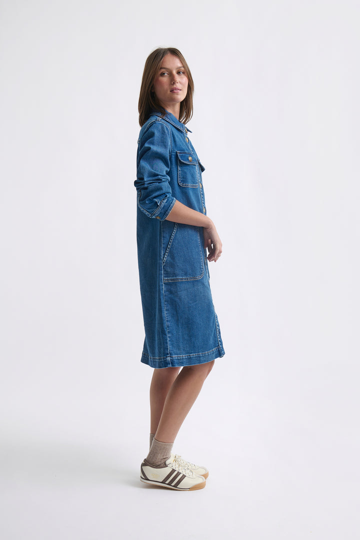 Kireina | Brandy Dress | Dakota Wash - Dutch Hideout