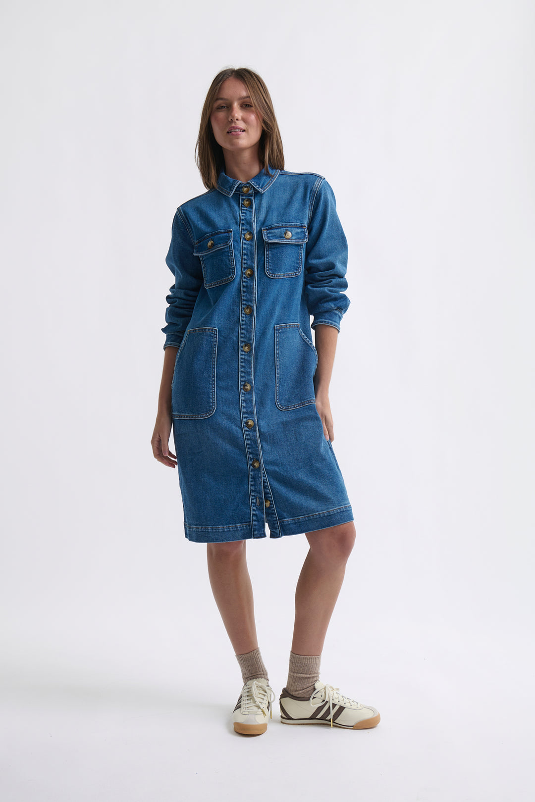 Kireina | Brandy Dress | Dakota Wash - Dutch Hideout