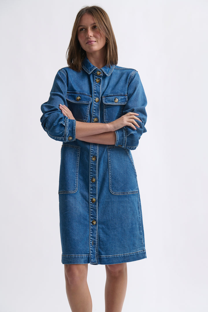 Kireina | Brandy Dress | Dakota Wash - Dutch Hideout