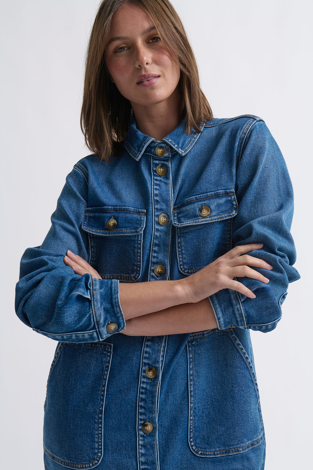 Kireina | Brandy Dress | Dakota Wash - Dutch Hideout