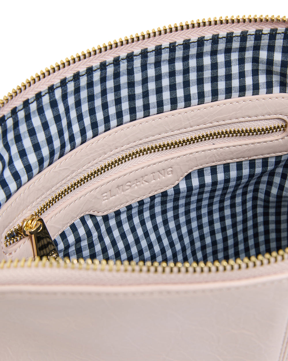 Elms + King | Burbank Crossbody Large | Blush Crinkle
