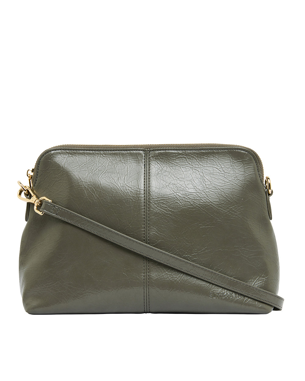 Elms + King | Burbank Crossbody Large | Khaki Crinkle