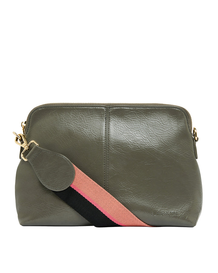 Elms + King | Burbank Crossbody Large | Khaki Crinkle