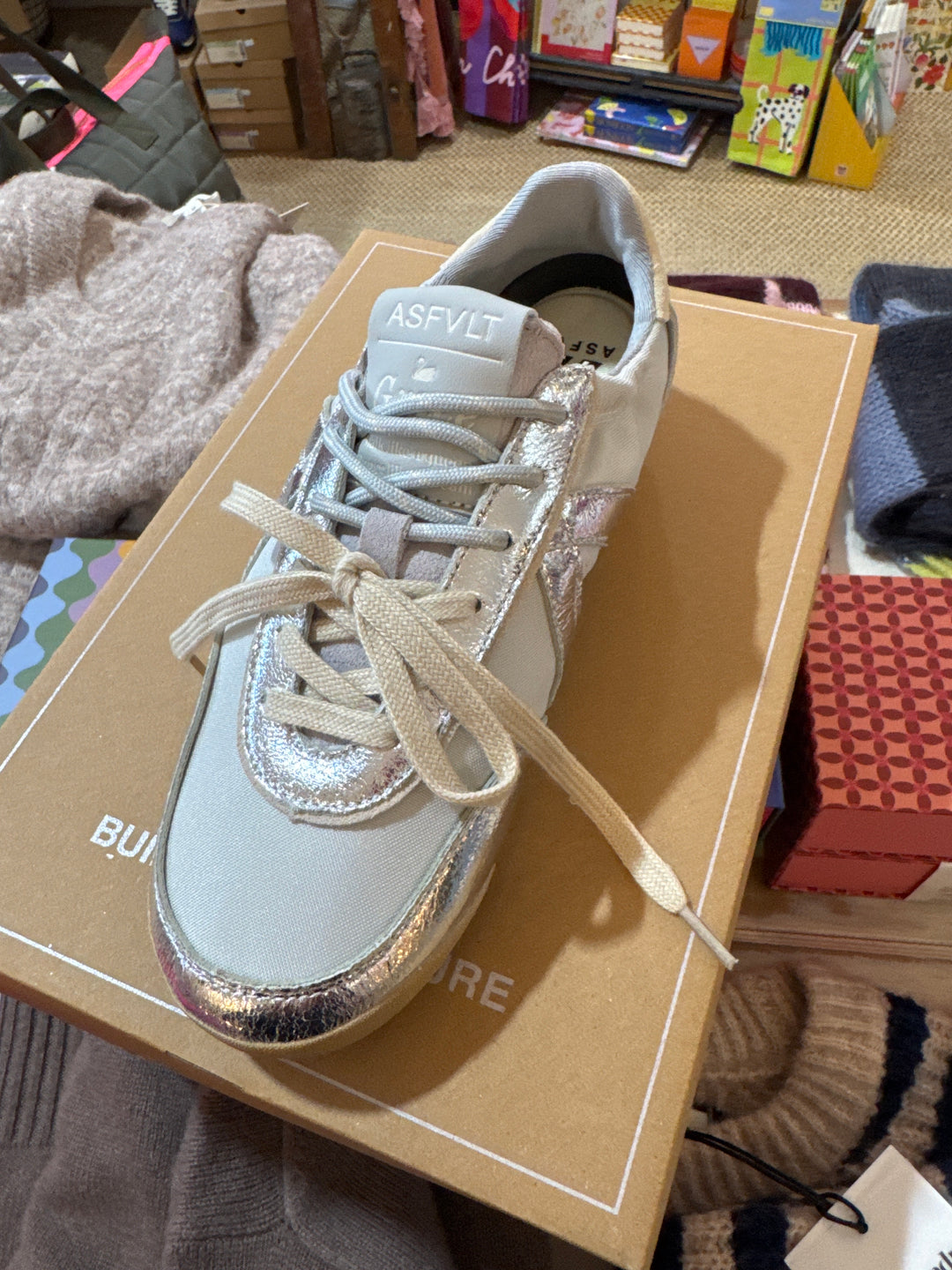 Asfvlt | sneaker - Silver Tan