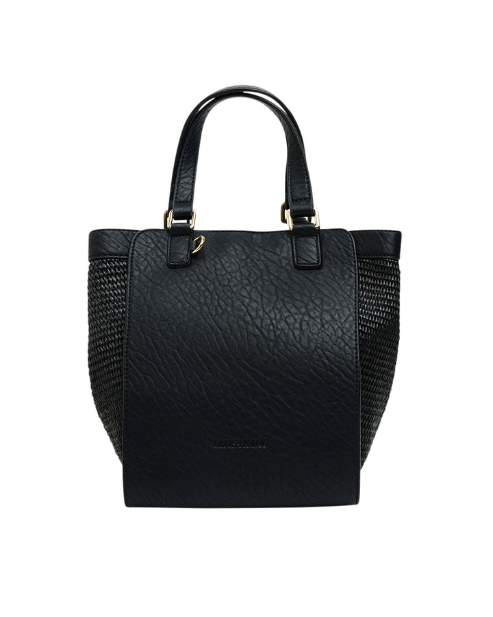 Elms + King | Carnegie Tote | Black Weave