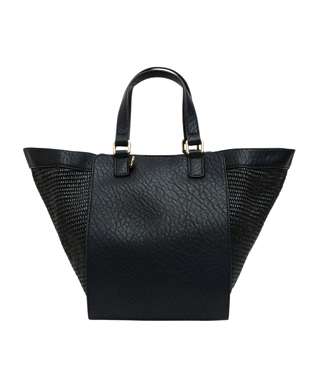 Elms + King | Carnegie Tote | Black Weave