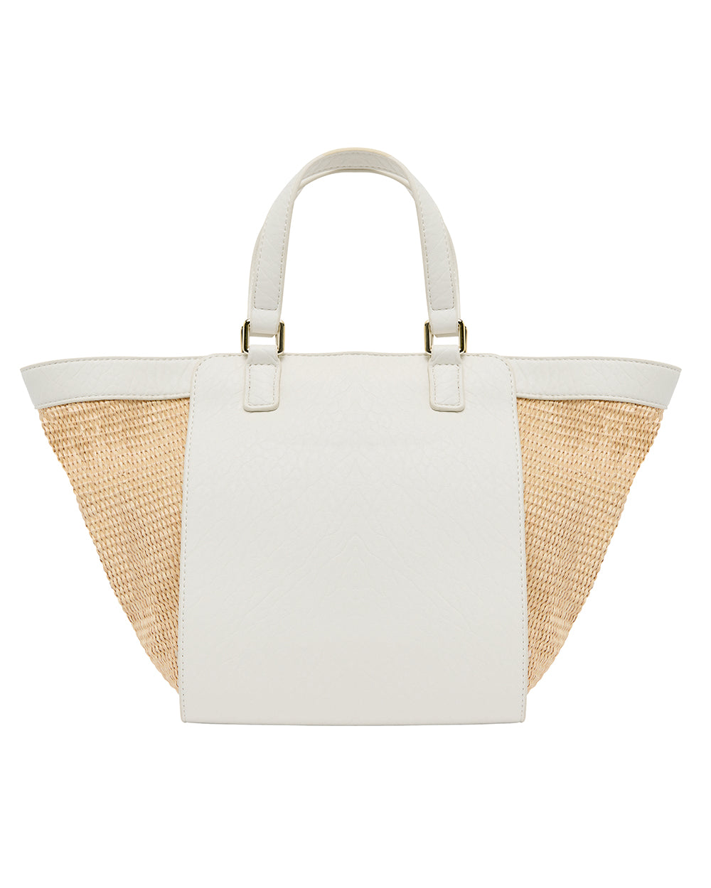 Elms + King | Carnegie Tote | Chalk / Natural Weave