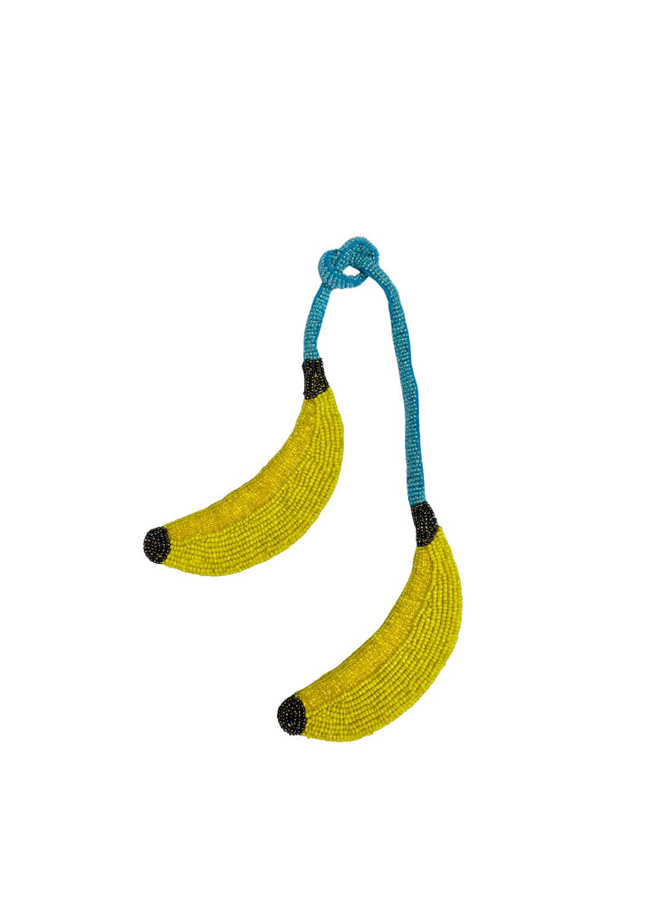 The Jacksons | Banana Beaded Bag Charm