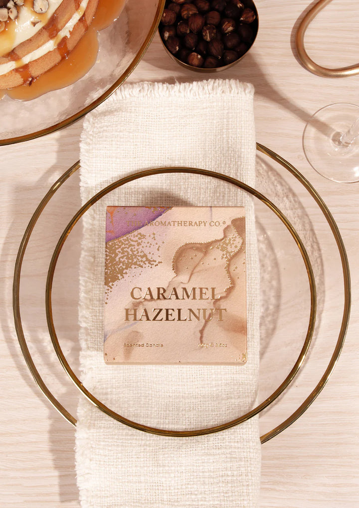 The Aromatherapy Co | Festive Favours LE 100g Candle - Caramel Hazelnut