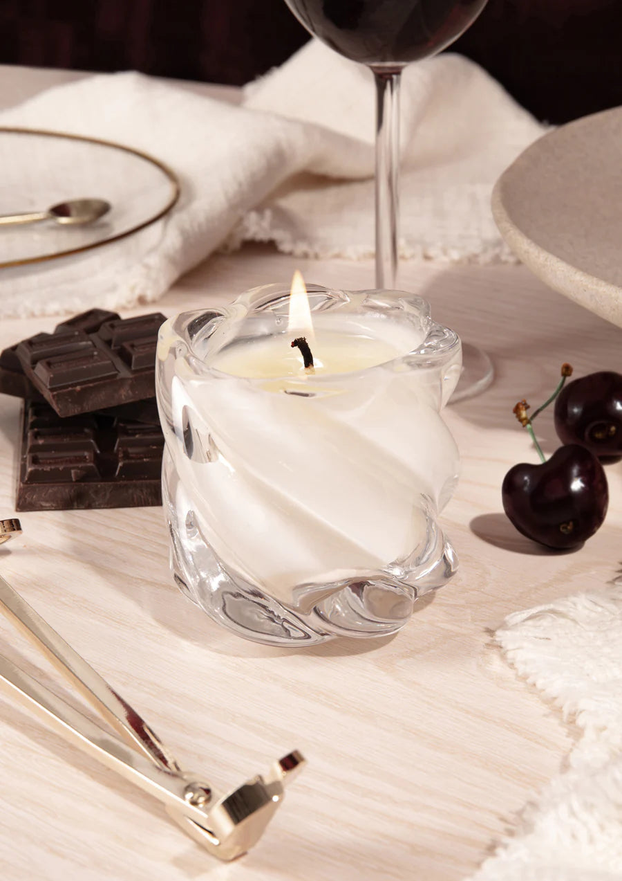 The Aromatherapy Co | Festive Favours LE 100g Candle - Dark Cherry