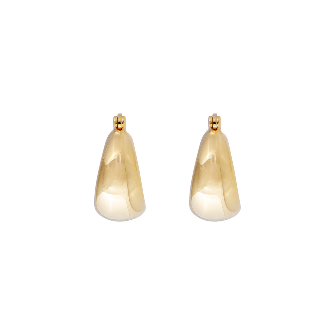 Fairley | Crystal Flared Midi Hoops - Dutch Hideout