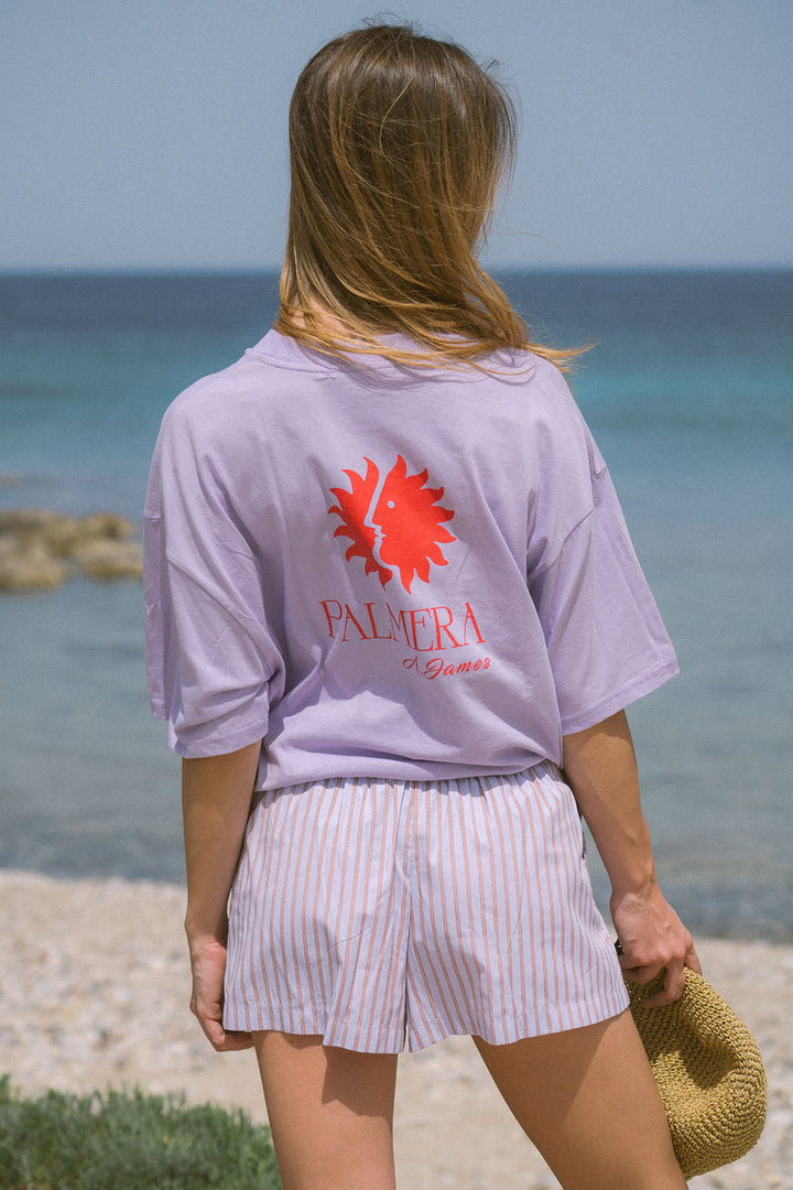 Palmera Sun Tee Lavender front print