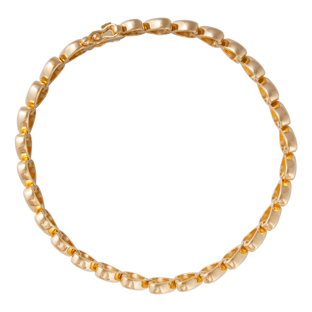 Fairley | Golden Heart Tennis Bracelet - Dutch Hideout